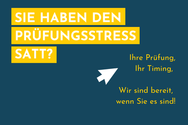 Prüfungen - wann und wo Sie wollen