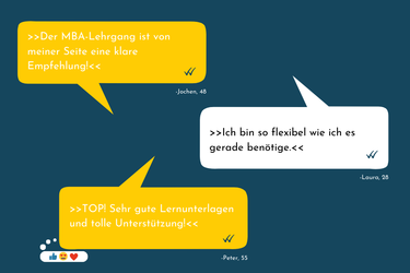 Stimmen zum Fernstudium